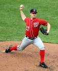 Washington Nationals starting pitcher Jordan Zimmermann (27)